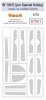 Omask 67001 Bf 109 E masks for control surfaces (for SH) 1/72